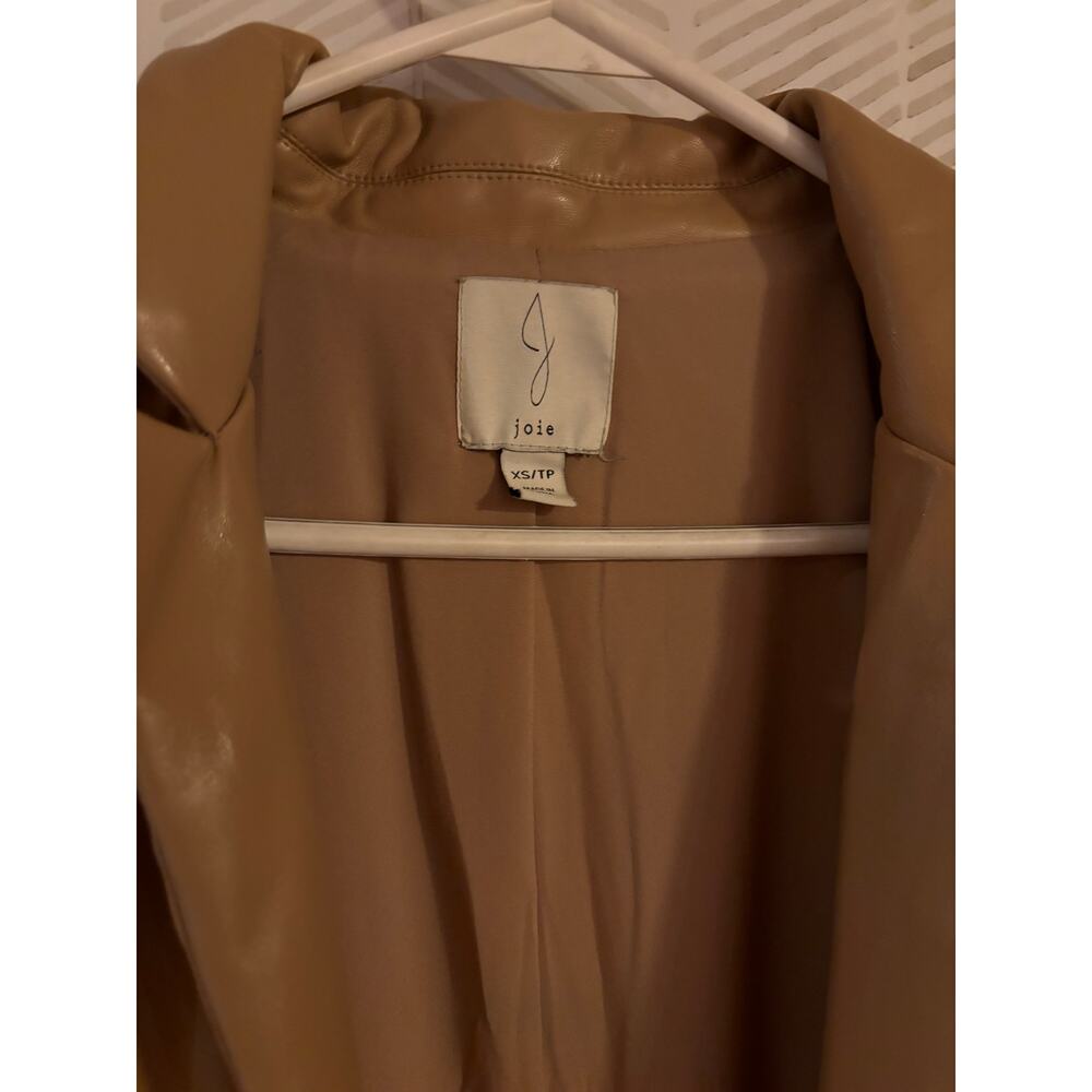 Joie small faux leather blazer - Picture 2 of 4